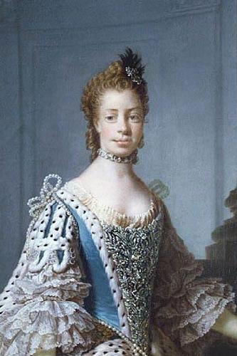 Allan Ramsay Portrait of Queen Charlotte Norge oil painting art